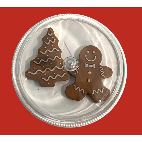 American Girl Cookies For Santa Dome Platter Doll Size Christmas Gingerbread New - Picture 3 of 9